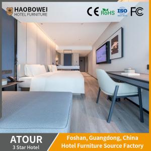 Quality Double Wooden Bedroom Set with 3 Star Headboard Repair Services and Lifetime in Foshan wholesale