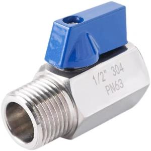 Quality Equal Mini Ball Valve 1/8&quot; WZ Stainless Steel 304 316 FF 1000PSI/PN63 Screw Manual wholesale