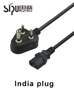 SGS 3 Prong AC Power Cord 220v UK Laptop Power Cord With Fuse