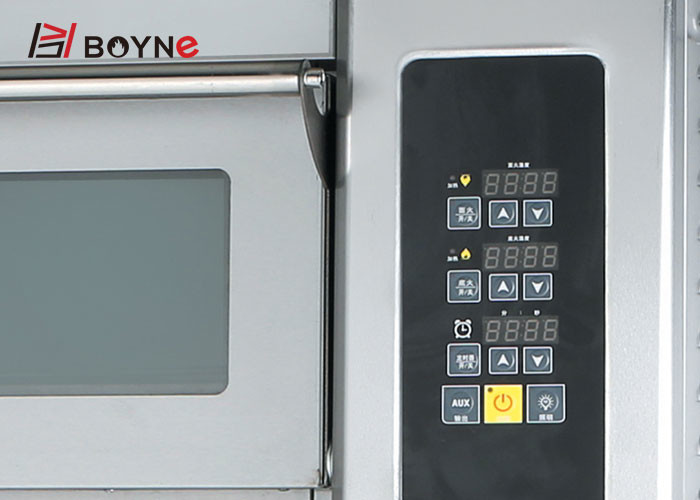 Double Layer Four Trays Electric Oven Mid-End Microcoputer Controlled For Bakery