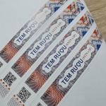 Waterproof Wine Label Stickers with Tear Resistant Permanent Adhesive Roll