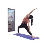 55 Inch Interactive Home Gym Mirrors , Intelligent Fitness Mirror With LCD
