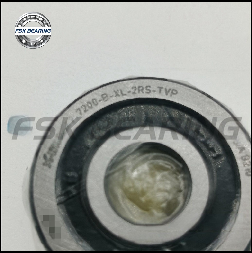Both Sides Sealed 7200-B-XL-2RS-TVP 7200B Single Row Angular Contact Ball Bearing ID 10mm