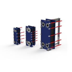 China Detachable Semi Welded Plate Heat Exchanger Water to Air on sale