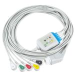 P-Hilips Adult ECG Cables And Leadwires 8pin 3 Lead Snap ECG Cable