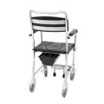 Safety Folding Waterproof Toilet Seat With Wheels For Elderly