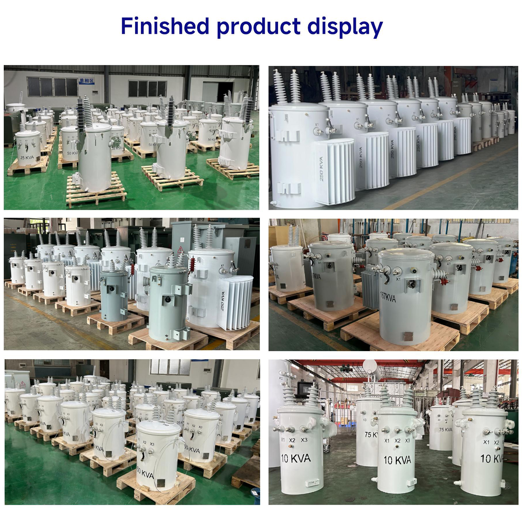 Single Phase Pole Mounted Distribution Transformer Dual Winding 167Kva 34.5KV To 120V