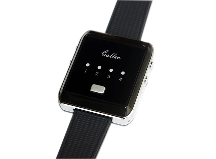 China export beautiful cheap easy to operate wireless calling system wrist watch receiver