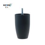 KR-P0395 Smooth Replacement Chair Feet Plastic 4 Inch Strong Load Bearing