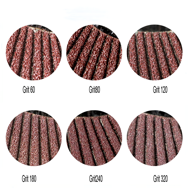 4.5'' 115x1x22mm Chamfer Deburring Metal Flap Discs For Car Repairing