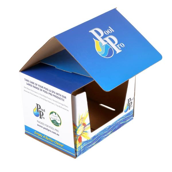Household Products Custom Printed Display Box With Colorful Corrugated Display