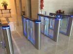Anti Jump Tempered Glass Speed Gate Turnstile Swing Barrier Gate