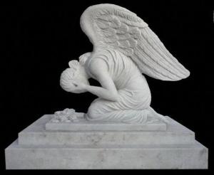Quality American Style angel monument with wing wholesale