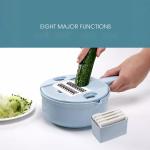 Bamboo Food Durable Kitchen Tools Multifunctional Stainless Steel Fruit Cutter
