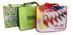 Customized PP Woven Shopping Bags 75gsm Shining Coat recycle Shining Coated