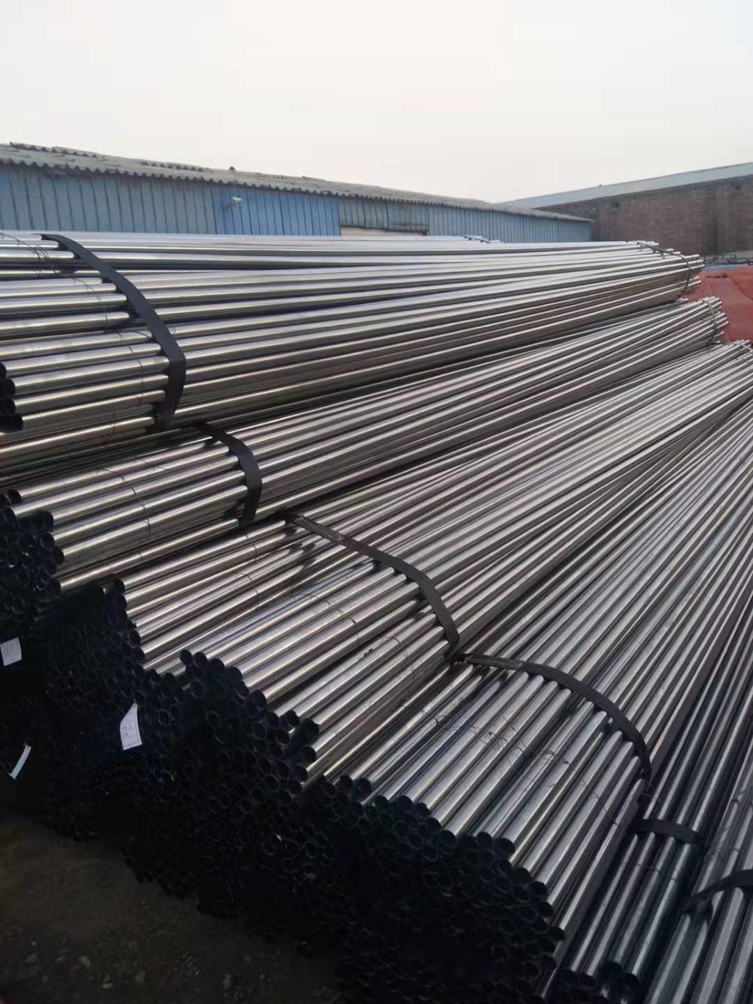 Round Hot Finished Welded Tubes , 0.25mm - 2.5mm Thickness Erw Line Pipe
