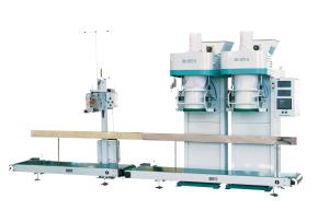 Quality Dual Scale Conveyor Belt Rice Powder Packing Machine 33.3L/ Min 200 Bags / H wholesale