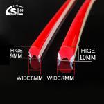 50000 Hours Lifespan Red Blue Red LED Neon Strip Light for Gaming Room