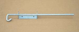 China Commercial Metal Door Flush Bolt / Simple Shoot Bolt Locks For Doors 12'' 16'' on sale