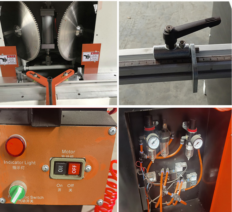 Metal Steel HEPA Filter Making Machine 220V 50Hz Aluminium Frame Cutting Machine