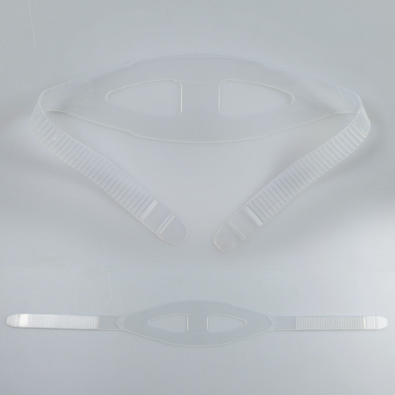 56cm Dive Mask Replacement Parts Snorkel Strap White Transparent