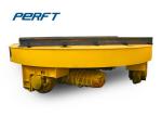 Pallet 40T Rotating Die Transfer Cart Material Handling Turntable Trailer