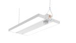 85W 110W 135W Low Bay LED Light Fittings Slim Linear Foldable LED Shop Lights