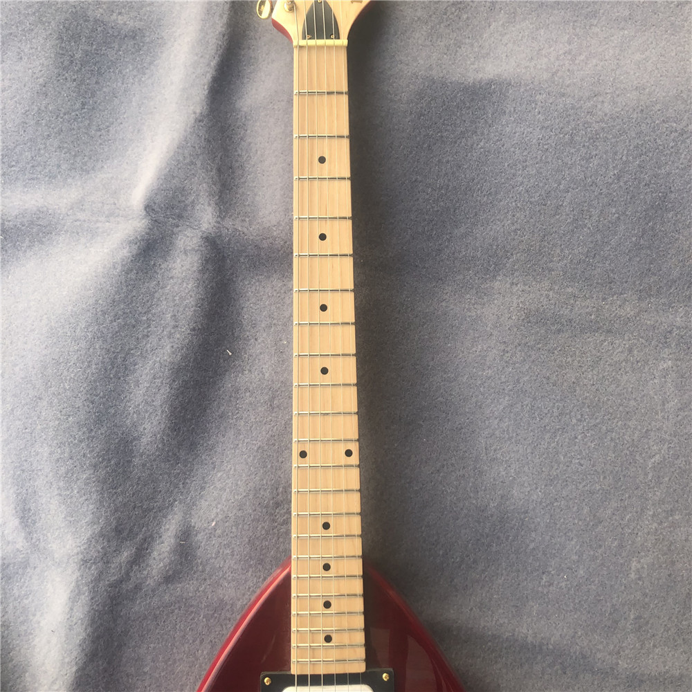 Factory custom made high quality water shaped white electric Jazz guitar support drop shipping free shipping