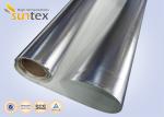 1.7mm Aluminum Foil Fiberglass Cloth Heat Shield Fiberglass Fabric For Fireproof