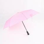 21 Inch Pink Automatic Open And Close Umbrella , Self Closing Umbrella For Women