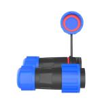 Welding Free Waterproof Power Connector IP68 Aviation Plug Socket LD20