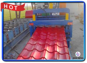 Quality 828 Type Glazed Steel Step Roll Forming Machine With Hydraulic Station wholesale