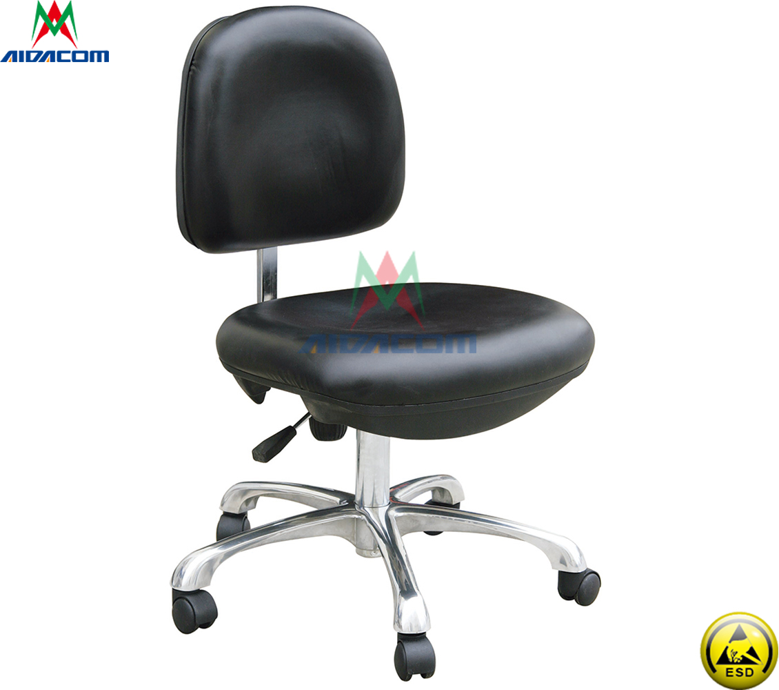 Laboratory 140mm Pneumatic Rod Ergonomic Swivel ESD Chairs