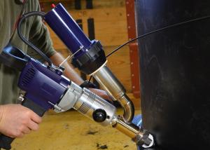 Quality 3kw Compact Hand Held Plastic Extruder Weldy Booster Ex2 wholesale