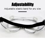 Protective Medical Disposable Products Anti Fog Safety Glasses Clear Color