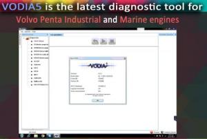 Quality VODIA5 Auto Diagnostic Software For Volvo Penta Industrial And Marine 1 Years Warranty wholesale