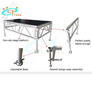 Quality 18mm plywood Wedding Aluminum Stage Platform 500KGS/sq.m wholesale