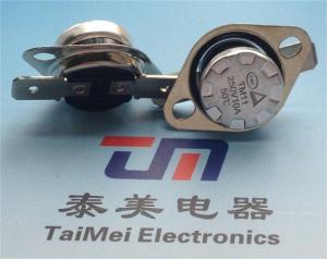 Quality Round Mini Bimetal Bakelite KSD301 Thermostat 250V10A 180 Degree wholesale