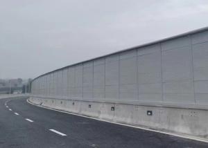 Quality Soundproof Highway Noise Barrier with H Shaped Steel Columns wholesale