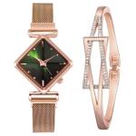3Bar Waterproof Ladies Watch And Bracelet Gift Set ODM Availbale