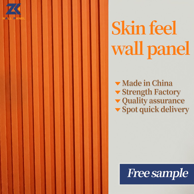 Length 2.44m 2.6m 2.8m Bamboo Charcoal Wood Skin Feeling Venner PUR Glue