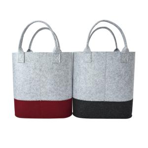 Quality Polyester Fibre Collapsible MQR501 Felt Tote Bag wholesale