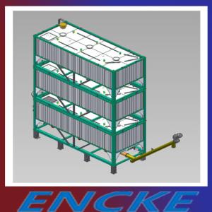 Quality Overlay Placement Horizontal Cement Silo With Pressure Relief Valve And Auger low profile cement silo wholesale