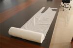 Against Liquid Poly White Disposable Aprons For Cleaning / Medical Industry
