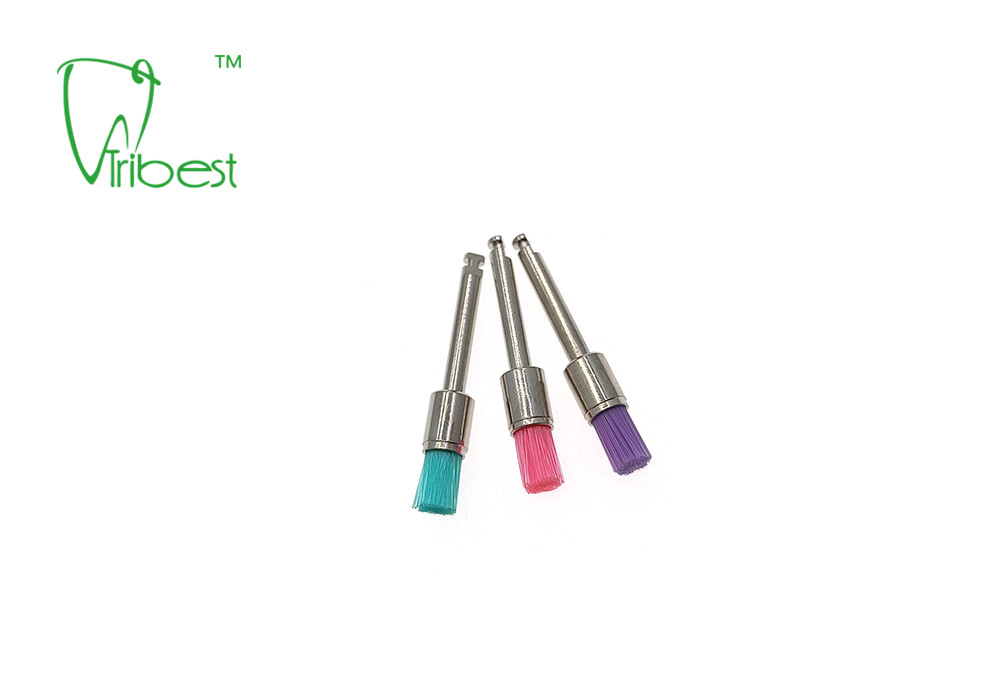 Teeth Polishing Brush Nylon Brush Pencil Flat Dental Polishing Kit