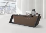 Business Exhibition Reception Desk Furniture , Wood Reception Desk OEM / ODM