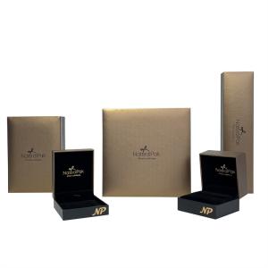 Quality High quanlity customized two color packaging boxes for ring earring pendant bangle bracelet necklace set watch gift wholesale