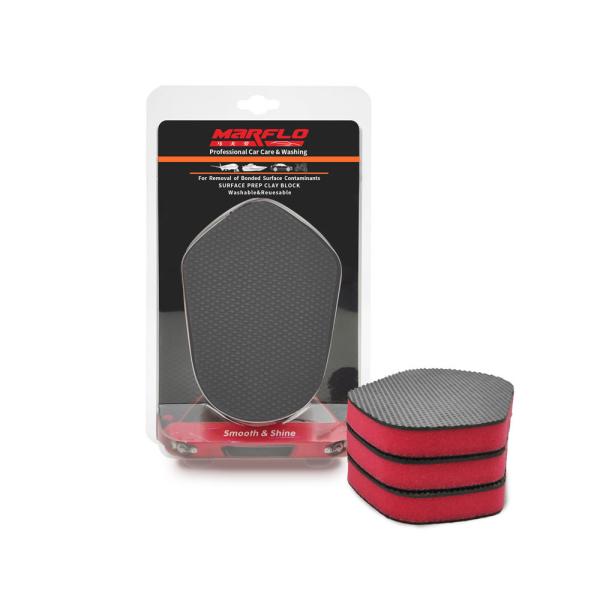 Cheap Square Shape Red Car Clay Block With BSCI ISO-9001 Certification for sale