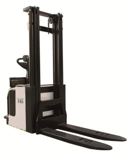 Min. Lifting Height 145mm Full Electric Pallet Stacker Forklift For Warehouse