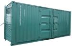 2200kVA 1760KW Container Type Genset Dynamo Electric Maximum Efficiency Diesel